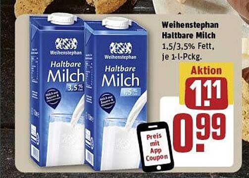 Weihenstephan Haltbare Milch