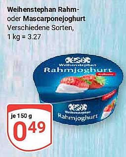 Weihenstephan Rahmjoghurt