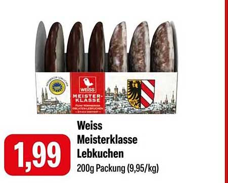 Weiss Meisterklasse Lebkuchen