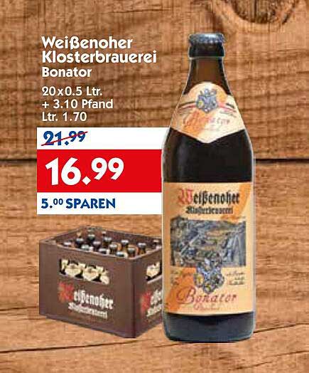 Weißenoher Klosterbrauerei Bonator