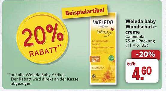 Weleda baby Wundschutz-creme