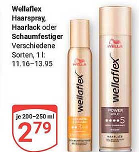 Wella flex Haarspray, Haarspray oder Schaumfestiger