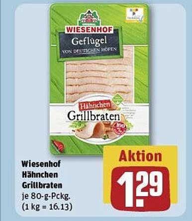 Wiesenhof Hähnchen Grillbraten