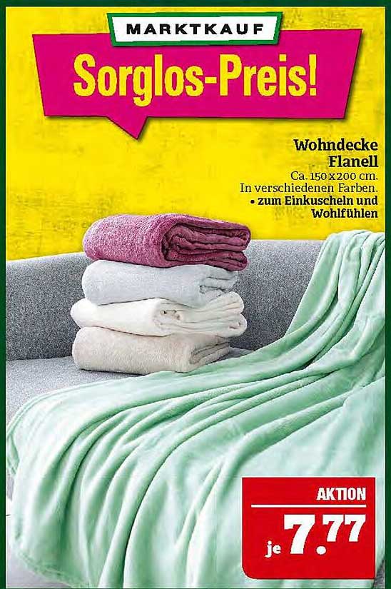 Wohndecke Flanell