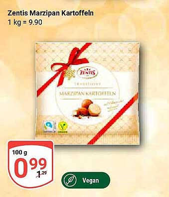 Zentis Marzipan Kartöffeln