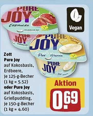 Zott Pure Joy Erdbeere