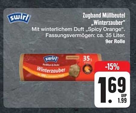 Zugband Müllbeutel „Winterzauber“