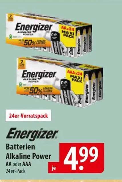 Energizer Batterien Alkaline Power