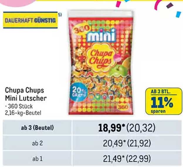 Chupa Chups Mini Lutscher