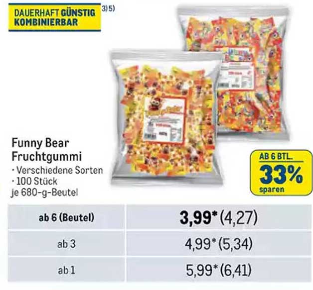 Funny Bear Fruchtgummi