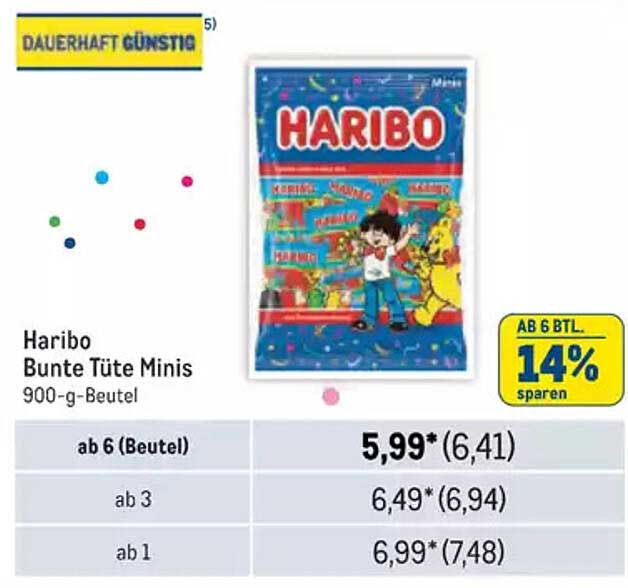 Haribo Bunte Tüte Minis