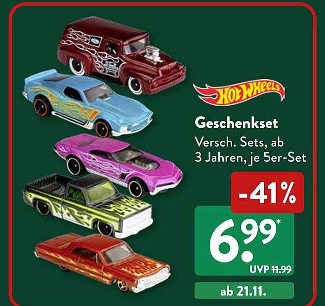 Hot Wheels Geschenkset