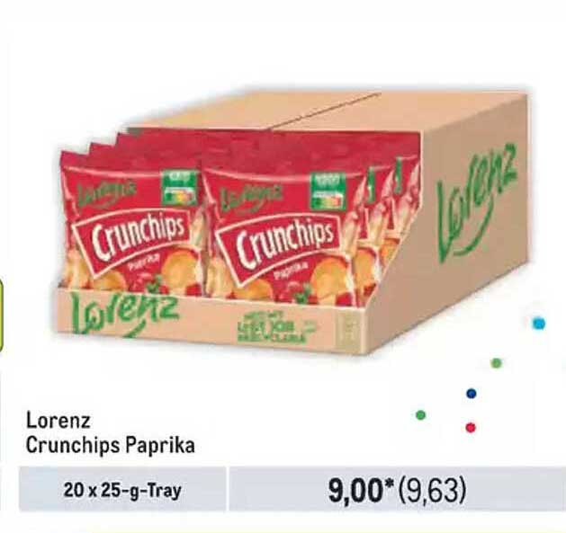 Lorenz Crunchips Paprika