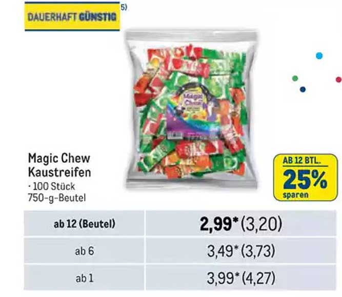 Magic Chew Kaustreifen