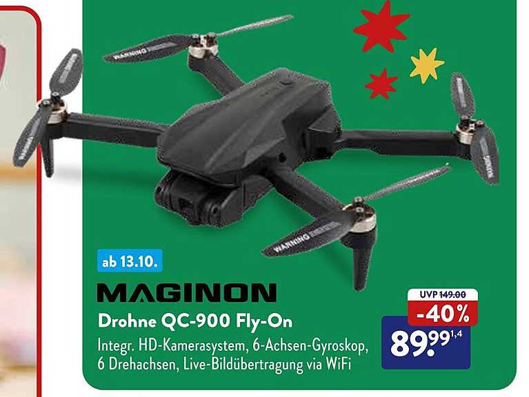 MAGINON Drohne QC-900 Fly-On