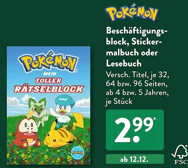 Pokémon mein toller Rätselblock