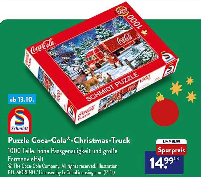 Puzzle Coca-Cola®-Christmas-Truck