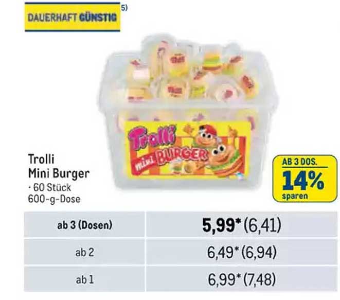 Trolli Mini Burger