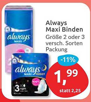 Always Maxi Binden