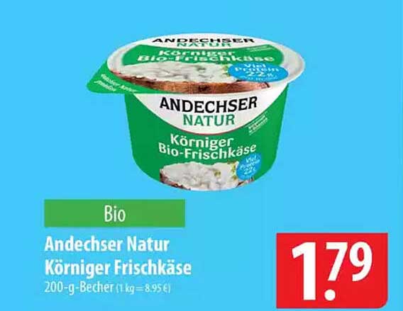 Andechser Natur Körniger Bio-Frischkäse