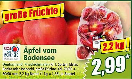 Äpfel vom Bodensee