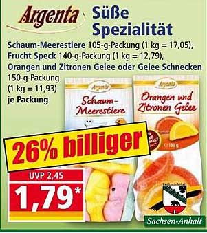 Argenta Süße Spezialität