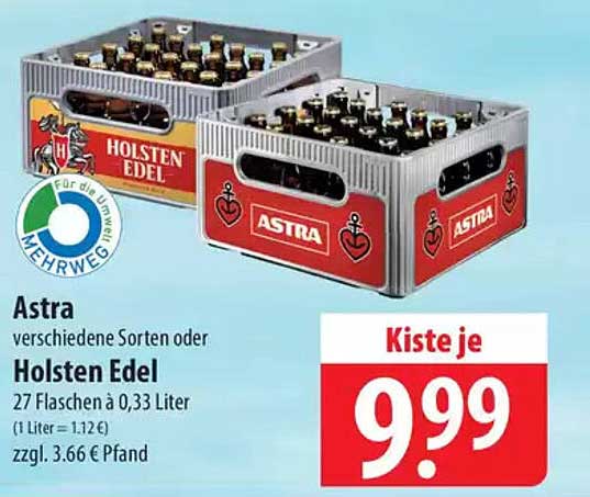 Astra oder Holsten Edel