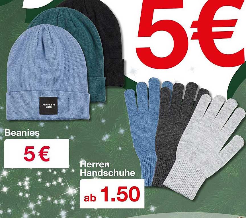 Beanies  
Herren Handschuhe