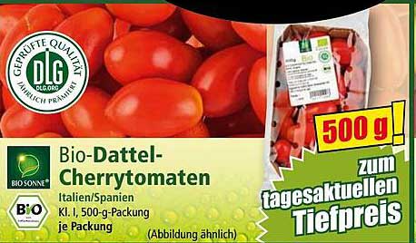 Bio-Dattel-Cherry-Tomaten