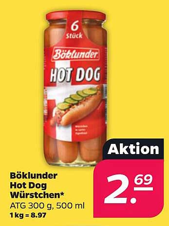 Böklunder Hot Dog Würstchen*