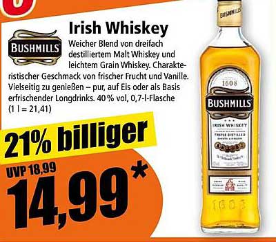 Bushmills Irish Whiskey