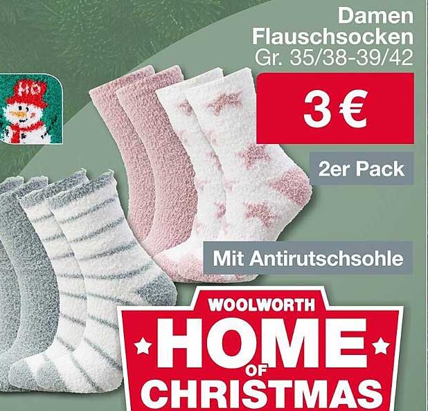 Damen Flauschsocken