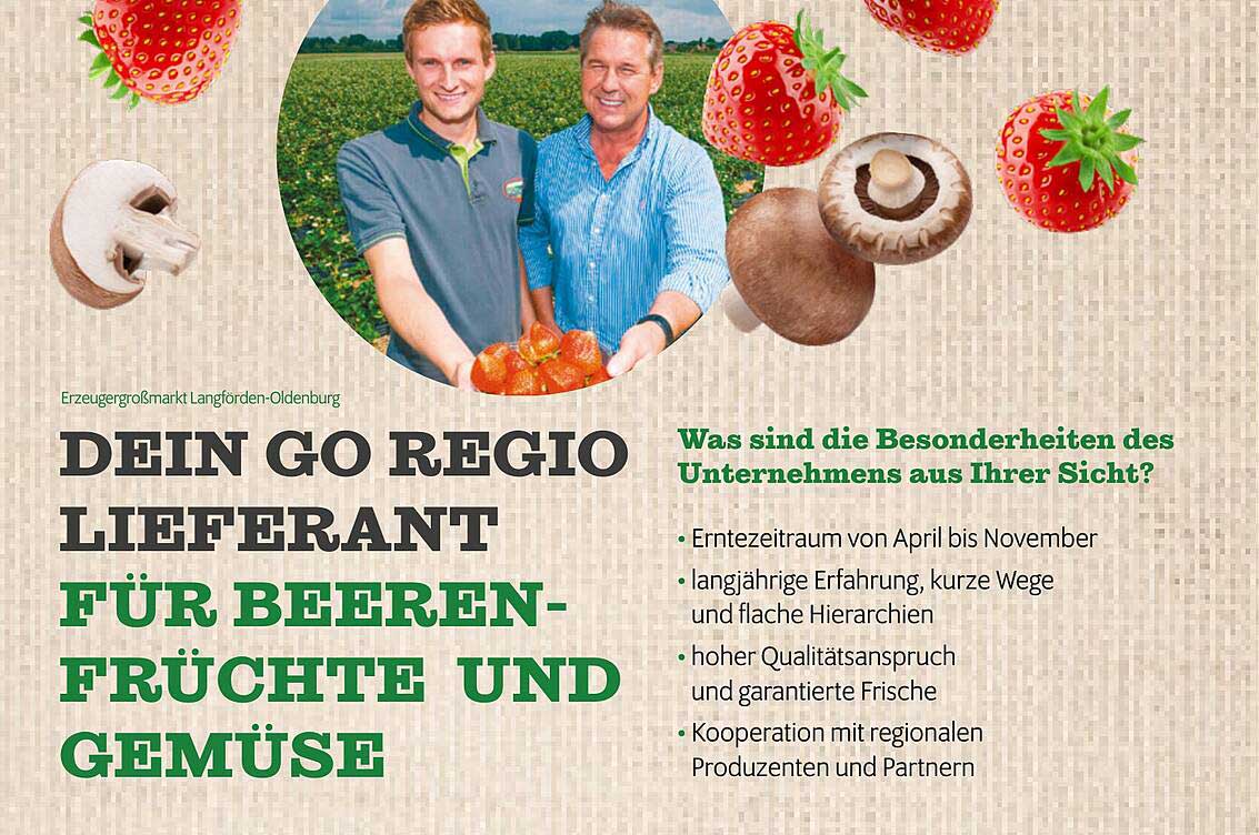 DEIN GO REGIO LIEFERANT FÜR BEERENFRÜCHTE UND GEMÜSE