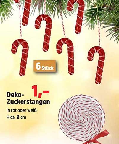 Deko-Zuckerstangen