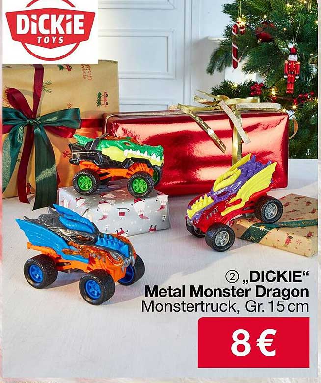 „DICKIE“ Metal Monster Dragon Monstertruck