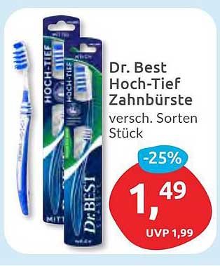 Dr. Best Hoch-Tief Zahnbürste