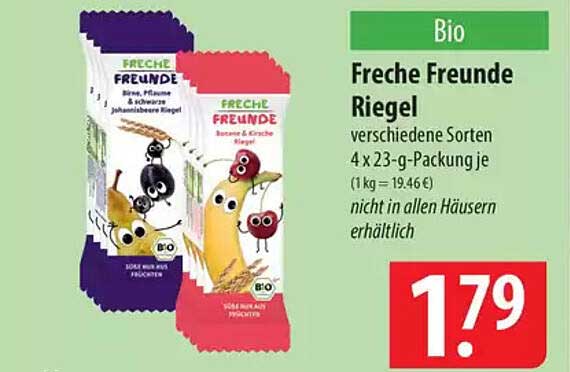 Freche Freunde Riegel