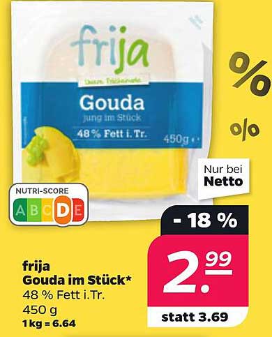 frija Gouda im Stück*