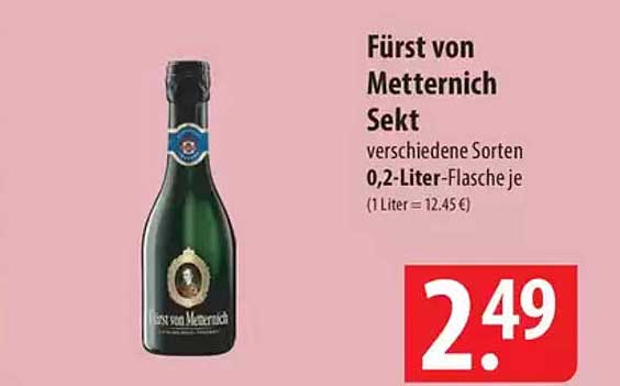 Fürst von Metternich Sekt