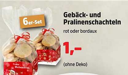 Geback- und Pralinenschachteln