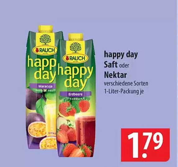 happy day Saft oder Nektar