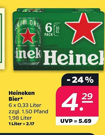 Heineken Bier*