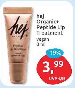 hej Organic+ Peptide Lip Treatment