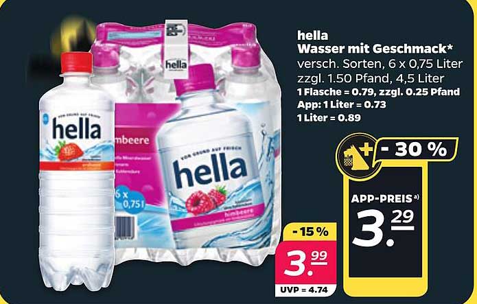 hella Wasser mit Geschmack*