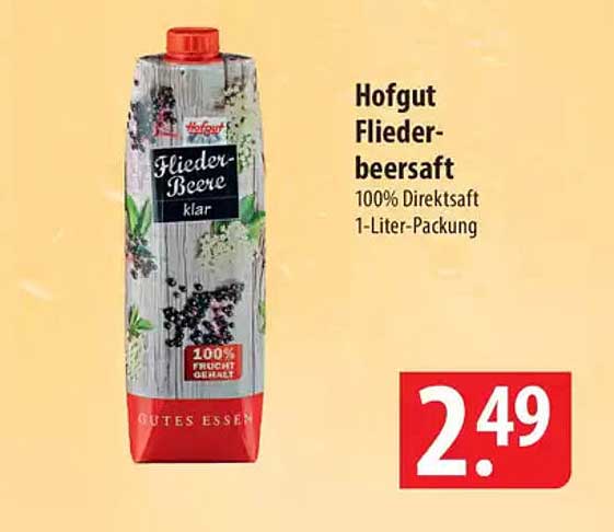 Hofgut Fliederbeersaft