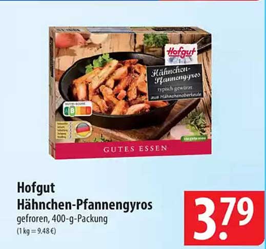 Hofgut Hähnchen-Pfannengyros