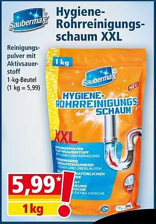 Hygiene-Rohrreinigungs-schaum XXL