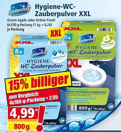 Hygiene-WC-Zauberpulver XXL