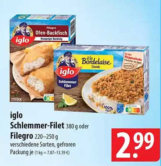 iglo Schlemmer-Filet