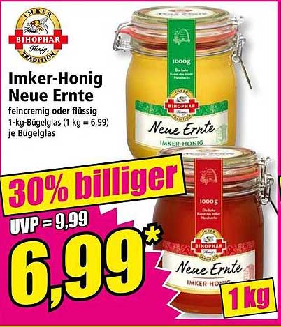 Imker-Honig Neue Ernte